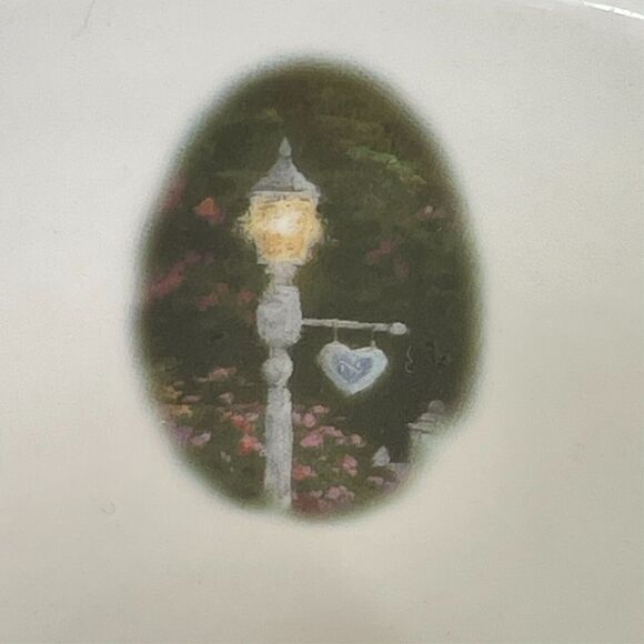 Thomas Kinkade Spring Gate Gift of Art Painting Impressionism Light Inside Mug - Picture 6 of 9